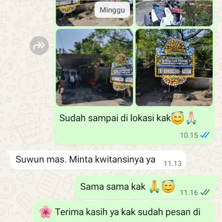 Pengiriman Papan Bunga Duka Linduk Pontang