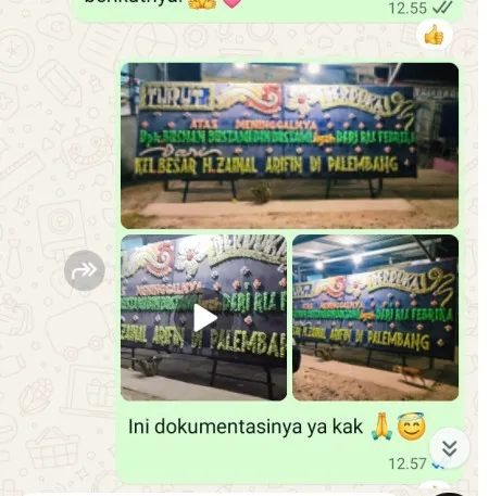 Pengiriman Papan Bunga Duka Linduk Pontang