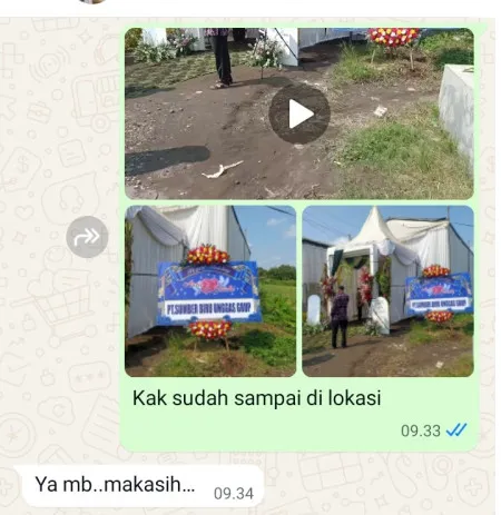 Pengiriman Karangan Bunga Linduk Pontang