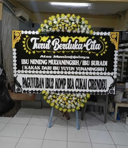 Papan Bunga Duka Linduk Pontang