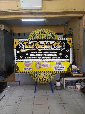 Papan Bunga di Linduk Pontang