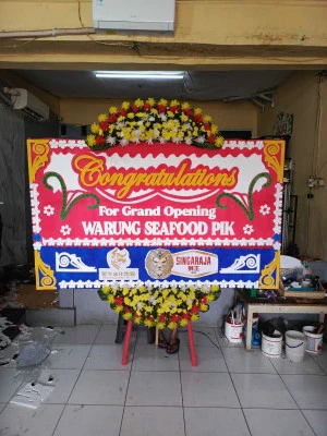 Papan Bunga di Linduk Pontang