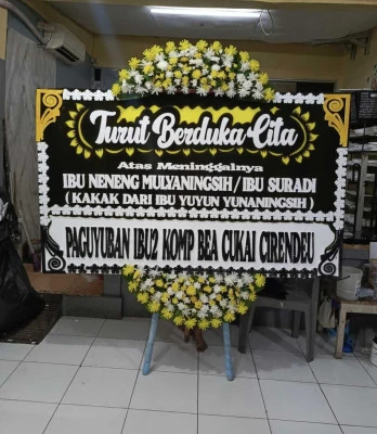 Papan Bunga di Linduk Pontang